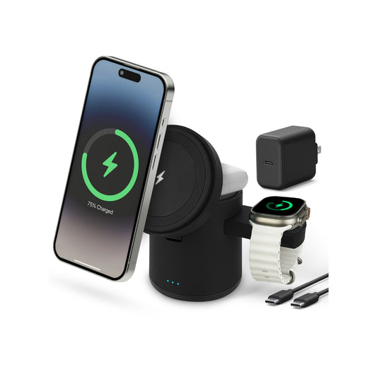 PowerPod 3-in-1 Magnetic Wireless Charger